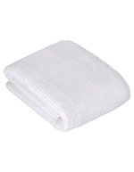 Vossen Tomorrow Streifenstruktur Badetuch 100x150 cm – White
