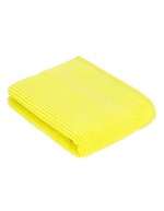 Vossen Serviette de douche 100% Bio-Baumwolle 67x140 cm, White 67 x 140 cm, XF360D – Electrique Jaune