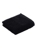 Vossen Tomorrow Gästetuch 30x50cm Baumwolle – Black