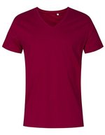 Men´s V-Neck T-Shirt – Berry