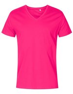 Men´s V-Neck T-Shirt – Bright Rose