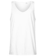 X.O by Promodoro Ärmelloses Herren Tanktop aus Baumwolle, Azur Blue XS, XO1450 – White