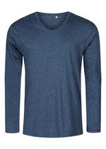 X.O by Promodoro Langarm T-Shirt V-Ausschnitt Baumwolle, Black S, XO1460 – Bild 3