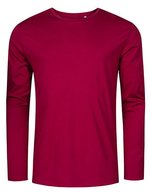 X.O by Promodoro Men´s Roundneck T-Shirt Long Sleeve White XS (XO1465) – Berry