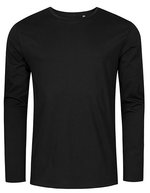 X.O by Promodoro Men´s Roundneck T-Shirt Long Sleeve White XS (XO1465) – Black