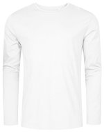 X.O by Promodoro Langarm-T-Shirt aus gekämmter Baumwolle, Berry XS, XO1465 – White