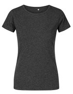 X.O by Promodoro Exklusives Kurzarm-T-Shirt mit Slim-Cut, Azur Blue XS, XO1505 – Melange Nero