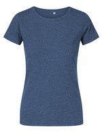 X.O by Promodoro Exklusives Kurzarm-T-Shirt mit Slim-Cut, Azur Blue XS, XO1505 – Melange Blu navy
