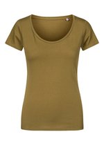 X.O by Promodoro Women´s Deep Scoop T-Shirt Azur Blue XS (XO1545), XO1545 – Bild 3