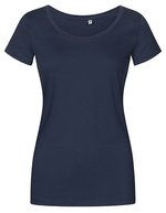 X.O by Promodoro Women´s Deep Scoop T-Shirt White XS (XO1545) – French Navy