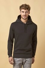 X.O by Promodoro Hoodie mit doppelter Kapuze für Herren, Azur Blue XS, XO1680 – Bild 1