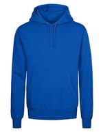Hoodie mit doppelter Kapuze für Herren – Azur Blue