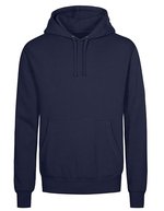 X.O by Promodoro Hoodie mit doppelter Kapuze für Herren, Azur Blue XS, XO1680 – French Navy