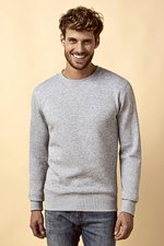 X.O by Promodoro Langarm-Sweatshirt mit Molton-Brushed-Qualität, Azur Blue XS, XO1699 – Bild 1