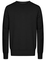 X.O by Promodoro Langarm-Sweatshirt mit Molton-Brushed-Qualität – Black