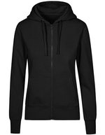 Zip-Hoodie mit tailliertem Schnitt für Damen – Black