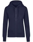 Zip-Hoodie mit tailliertem Schnitt für Damen – French Navy