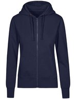 X.O by Promodoro Zip-Hoodie mit tailliertem Schnitt für Damen, Azur Blue XS, XO1751 – Blu navy francese