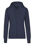 Zip-Hoodie mit tailliertem Schnitt für Damen – Navy