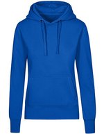 Hoodie mit Doppelkapuze und Taschen für Damen – Azur Blue