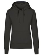 Hoodie mit Doppelkapuze und Taschen für Damen – Charcoal