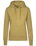 X.O by Promodoro Hoodie mit Doppelkapuze und Taschen für Damen, French Navy XS, XO1781 – Olive