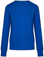 X.O by Promodoro Langarm Sweatshirt mit Elasthanbündchen – Azur Blue