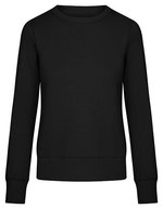 X.O by Promodoro Langarm Sweatshirt mit Elasthanbündchen – Black