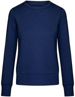 X.O by Promodoro Langarm Sweatshirt mit Elasthanbündchen – French Navy