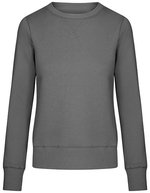 X.O by Promodoro Langarm Sweatshirt mit Elasthanbündchen, Azur Blue XS, XO1790 – Steel Grey (Solid)