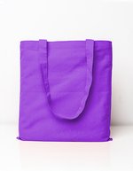 Printwear Baumwolltasche Colourfull Collection 2023, Black ca. 38 x 42 cm, XT003 – Violet (ca. Pantone 2603U-HKS 37)