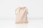 Printwear Zuziehbeutel en 100% coton, 10x14 cm, Natural ca. 10 x 14 cm, XT007 – Naturel