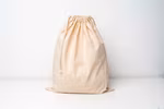 Printwear Baumwoll-Zuziehbeutel 40x50 cm – Natural