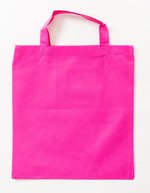 Printwear PP Shopper Tasche Colourfull Collection 2023, Black ca. 38 x 42 cm, XT013 – Rose (ca. Pantone 226U-HKS 27)