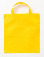Printwear PP Shopper Tasche Colourfull Collection 2023, Black ca. 38 x 42 cm, XT013 – Jaune (ca. Pantone 115U-HKS 04)