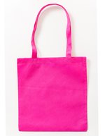Printwear PP-Tasche mit langen Tragehenkeln, Black ca. 38 x 42 cm, XT015 – Rose (ca. Pantone 226U-HKS 27)