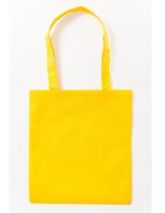 Printwear PP-Tasche mit langen Tragehenkeln, Black ca. 38 x 42 cm, XT015 – Jaune (ca. Pantone 115U-HKS 04)