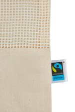 Printwear Fairtrade Bio-Baumwolle Netzbeutel, Natural 30 x 40 cm, XT1100 – Bild 4