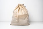 Printwear Fairtrade Bio-Baumwollbeutel mit Zuziehband, Natural 44 x 53 cm, XT1500 – Bild 1