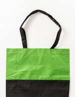 Printwear Zweifarbige Polypropylen Einkaufstasche DUO – Light Green/Black