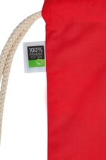 Printwear Fairtrade Gymbag aus 100% Bio-Baumwolle, Natural 38 x 46 cm, XT400 – Bild 5