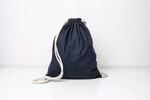 Printwear Fairtrade Gymbag made of 100% Organic Cotton – Graphite Grey (ca. Pantone 447C)