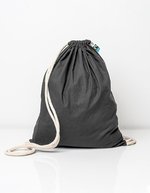 Printwear Fairtrade Gymbag aus 100% Bio-Baumwolle, Natural 38 x 46 cm, XT400 – Grafite Grigio (ca. Pantone 447C)