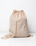 Printwear Recycelter Turnbeutel mit Kordelzug, Natural 38 x 46 cm, XT450 – Naturale