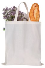 Printwear Fairtrade Baumwolltasche mit kurzen Henkeln, Natural ca. 38 x 42 cm, XT500N – Bild 3