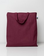 Printwear Fairtrade Baumwolltasche mit kurzen Henkeln – Burgundy (ca. Pantone 209 C)