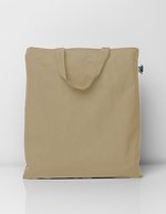 Printwear Fairtrade Baumwolltasche mit kurzen Henkeln – Natural