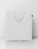 Printwear Fairtrade Baumwolltasche mit kurzen Henkeln, Natural ca. 38 x 42 cm, XT500N – Bianco
