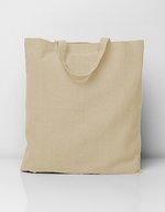 Printwear Recycelte Baumwolle Einkaufstasche 38x42 cm, Natural ca. 38 x 42 cm, XT550 – Naturel