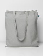 Printwear Fairtrade Baumwolltasche mit langen Henkeln – Light Grey (ca. Pantone Cool Grey 5C)